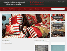Tablet Screenshot of carolynfabrics.com
